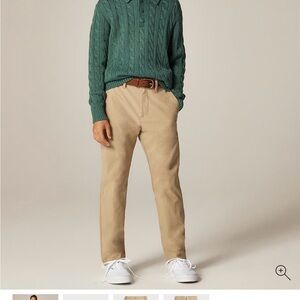 NWT J. Crew Kids khaki slim fit tech pants